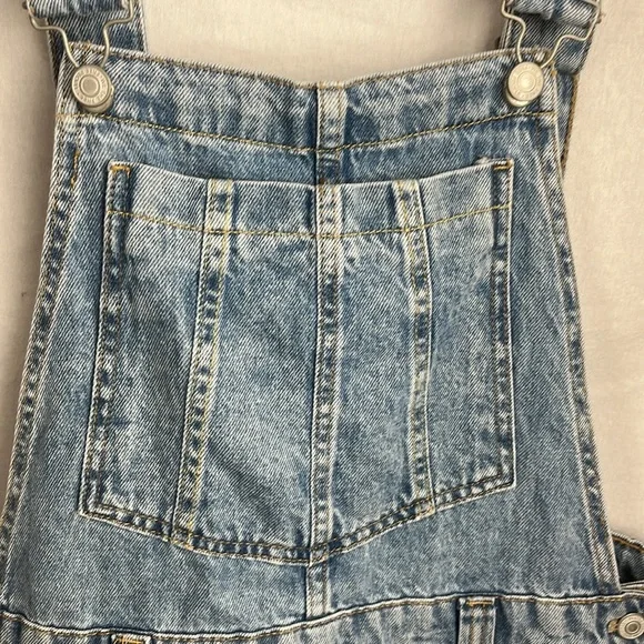 We the free Denim skirt Overalls small Bardot - Picture 7 of 10